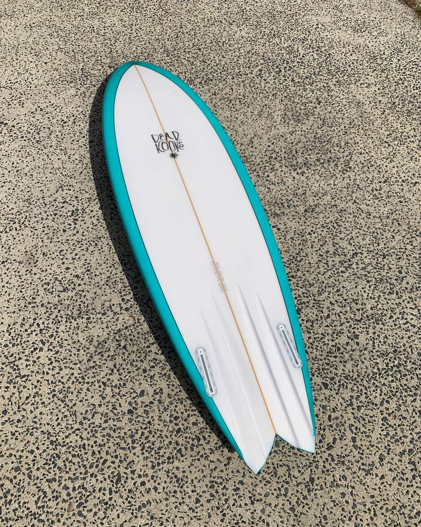 Ying Yang - 6'2 Teal (USED) – Dead Kooks Surfboards