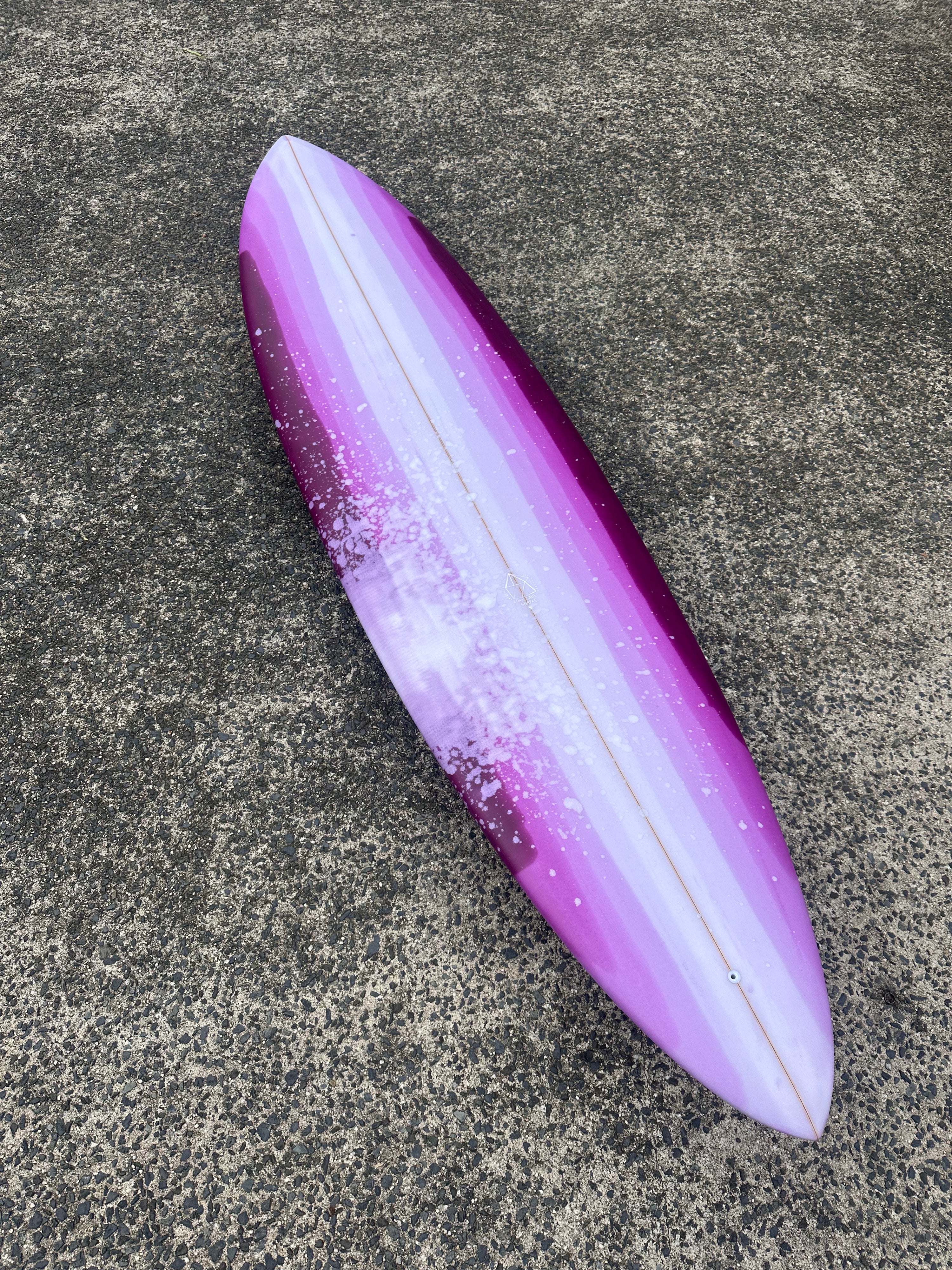 Hellhound - 7'5 Pink Chaos abstract