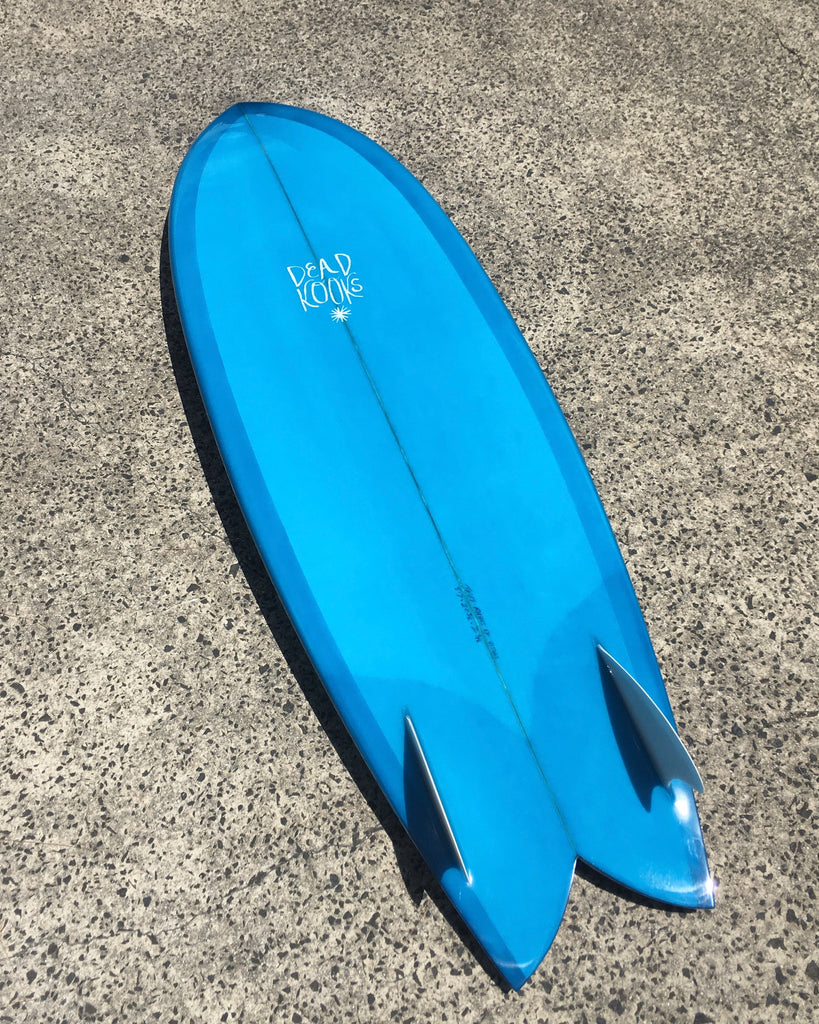 Riches RF - 5'7 Mid-Blue Polish – Dead Kooks Surfboards