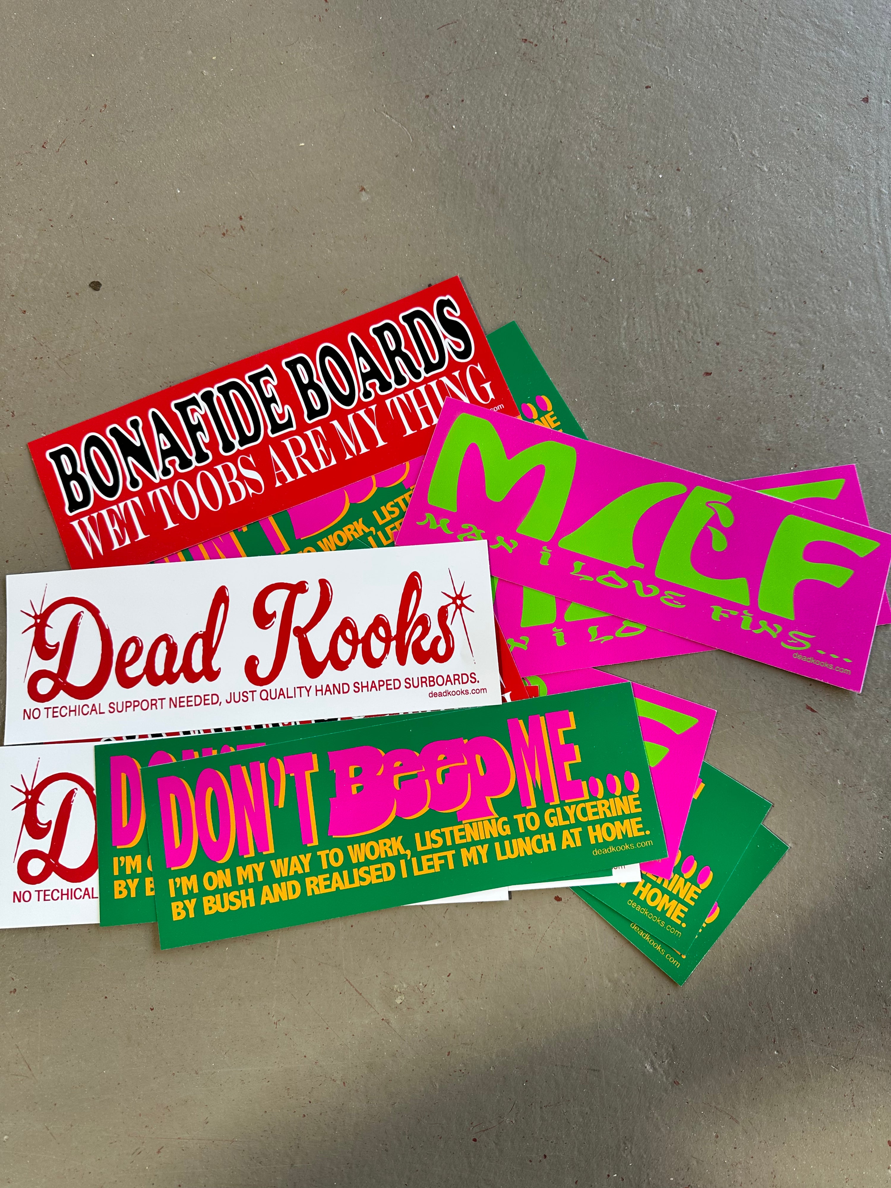 BUMPER STICKERS