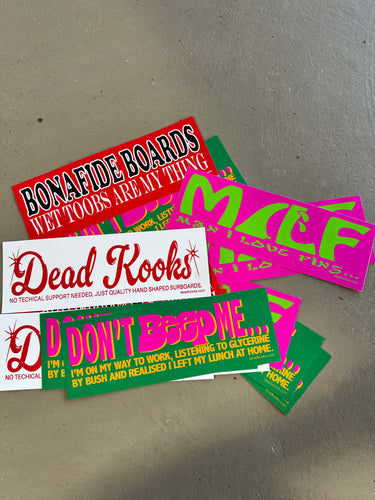 BUMPER STICKERS