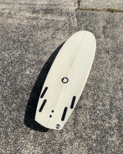 D'arcy Surfboards Pirate Door - 5'4 White semi-opaque