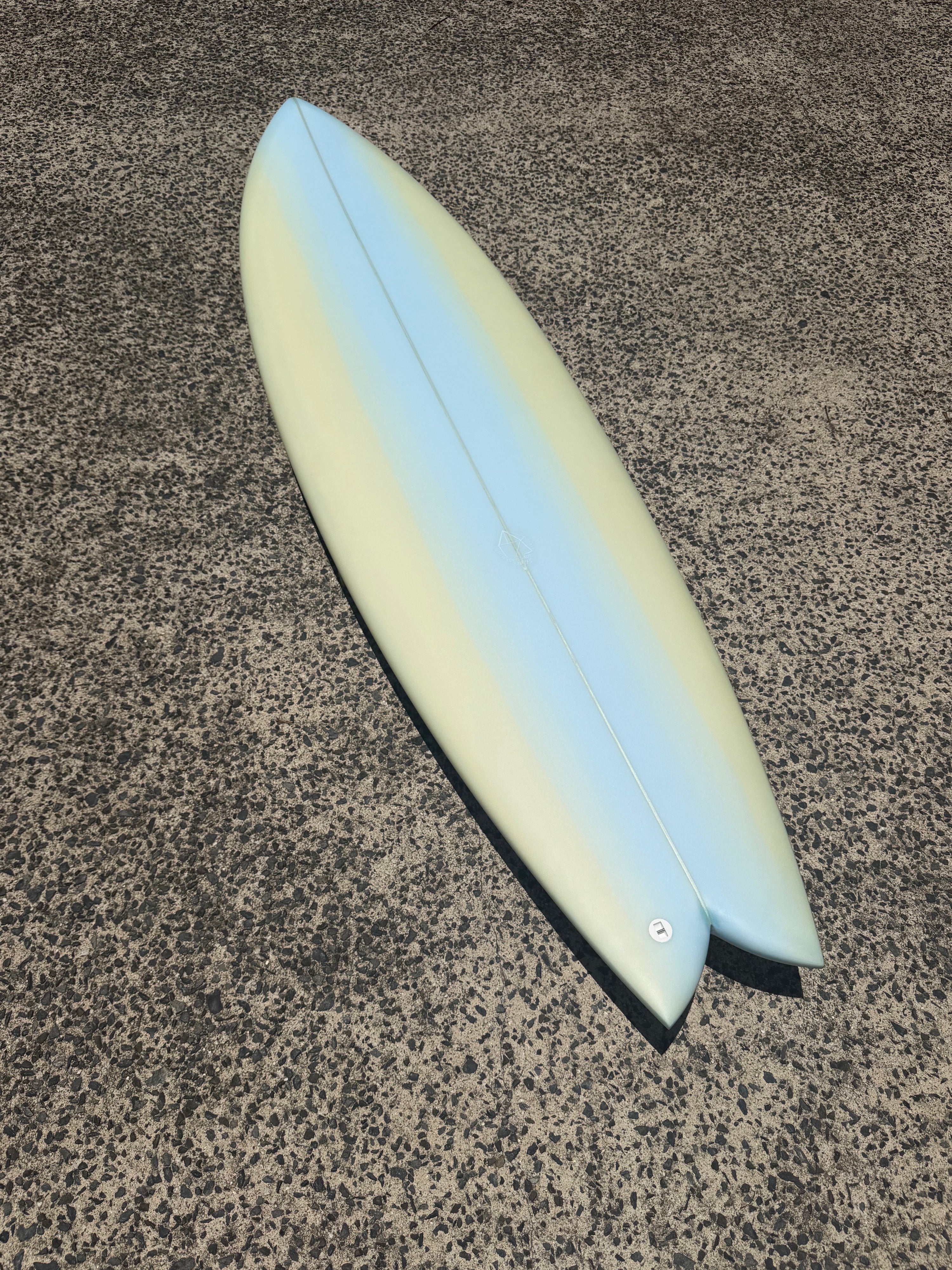 Yin Yang - 6'5 Yellow Blue Fade
