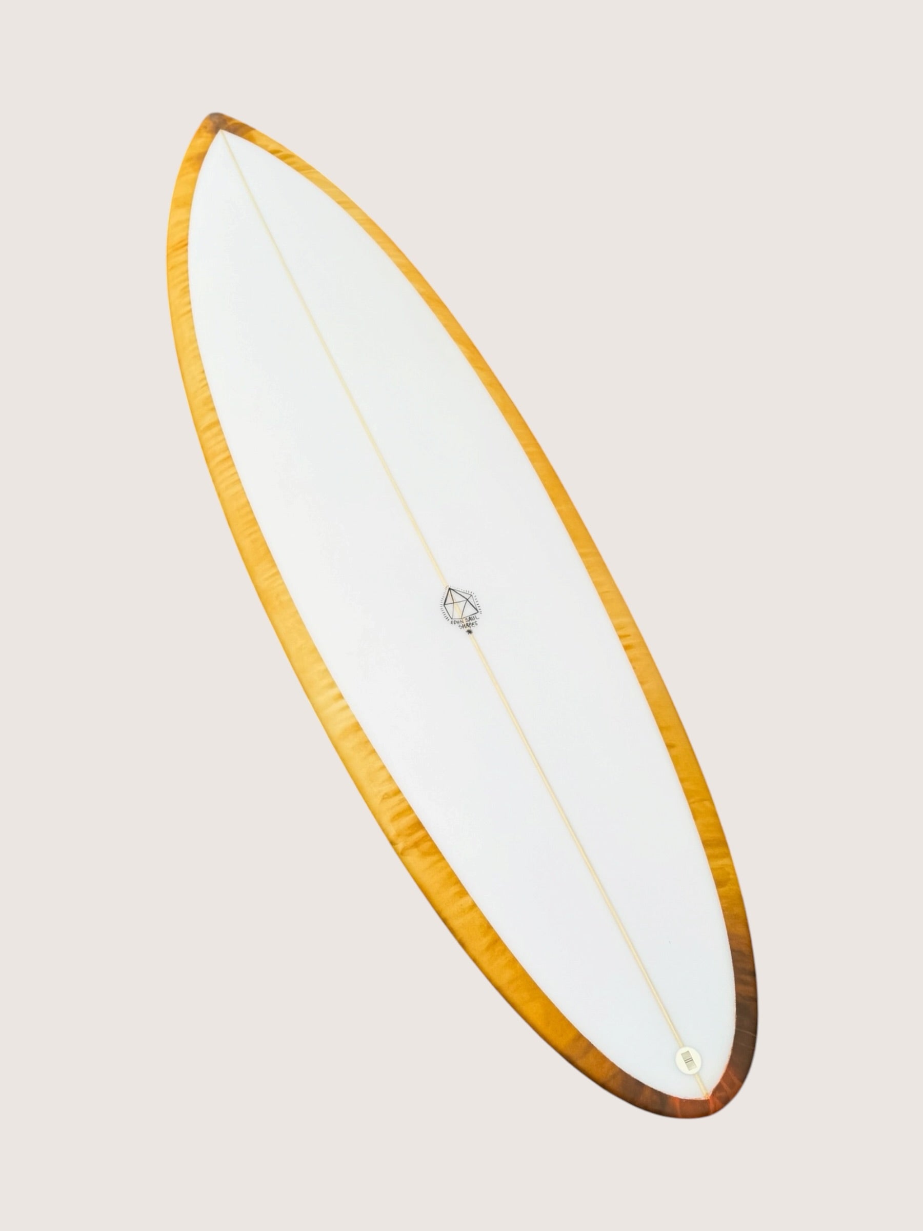 Yin Yang Roundtail - 6'4 Orange explosion twin