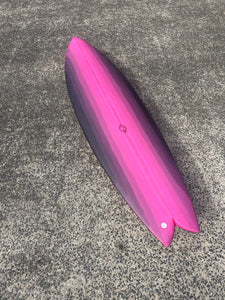 Yin Yang - 6'5 Neon Pink Stripe