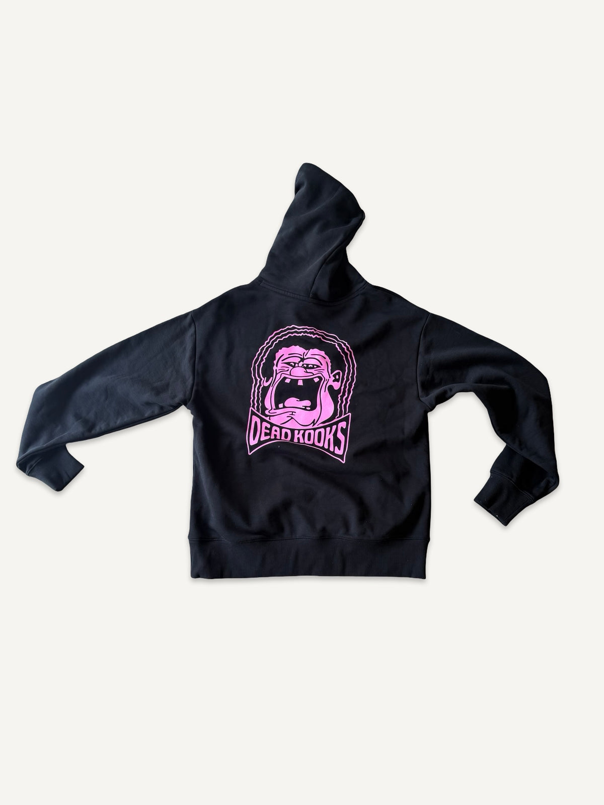 Bow-Tie Heavyweight Hood - Black Pink