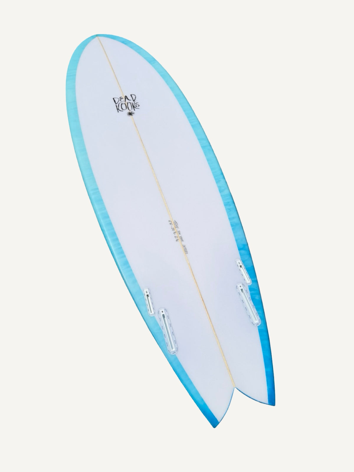 Yin Yang - 6'6 BLUE JELLYFISH TWINZER