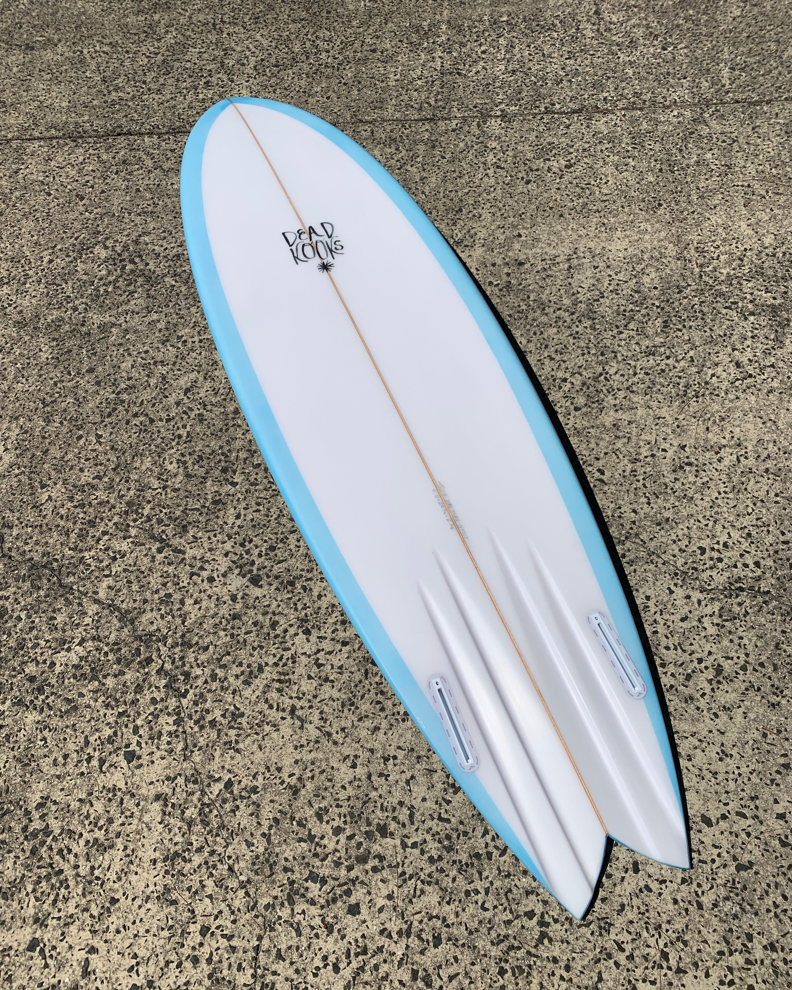 Ying Yang - 6'8 Sky Blue – Dead Kooks Surfboards