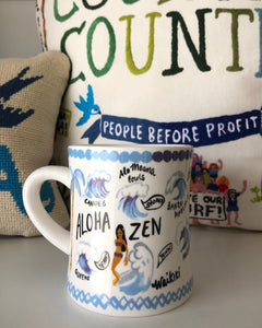 Aloha to Zen - Hawaii Ceramic Coffee Mug