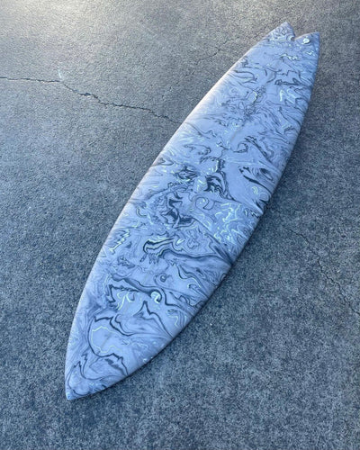 Ying Yang - 6'5 Grey Static