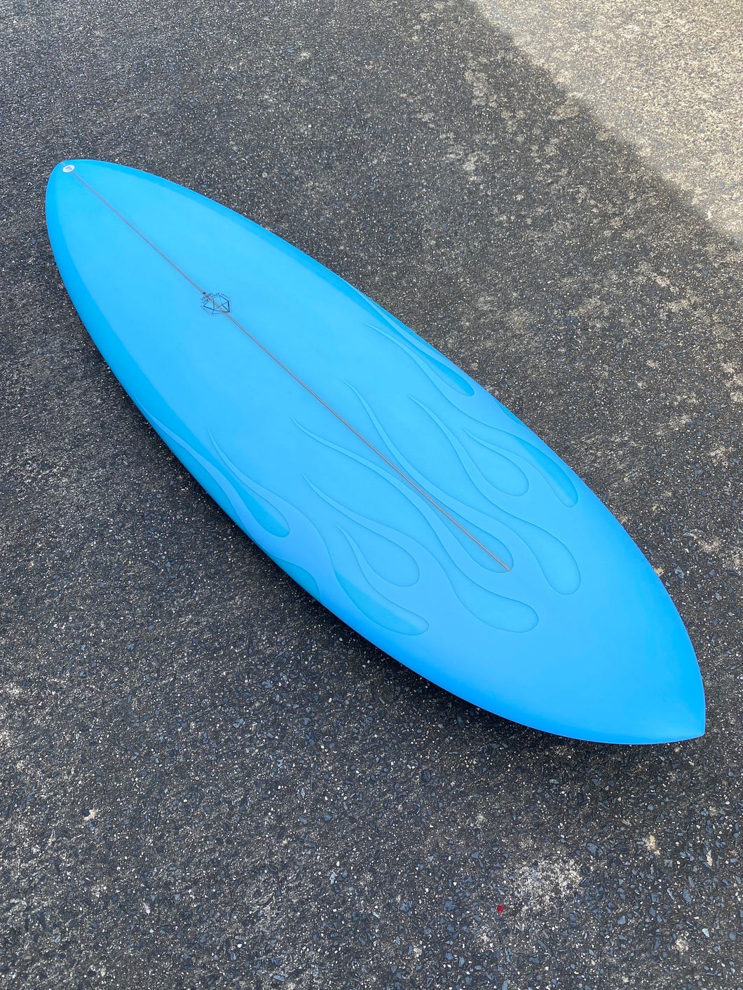 Hellcat - 5'11 Baby Blue Flame
