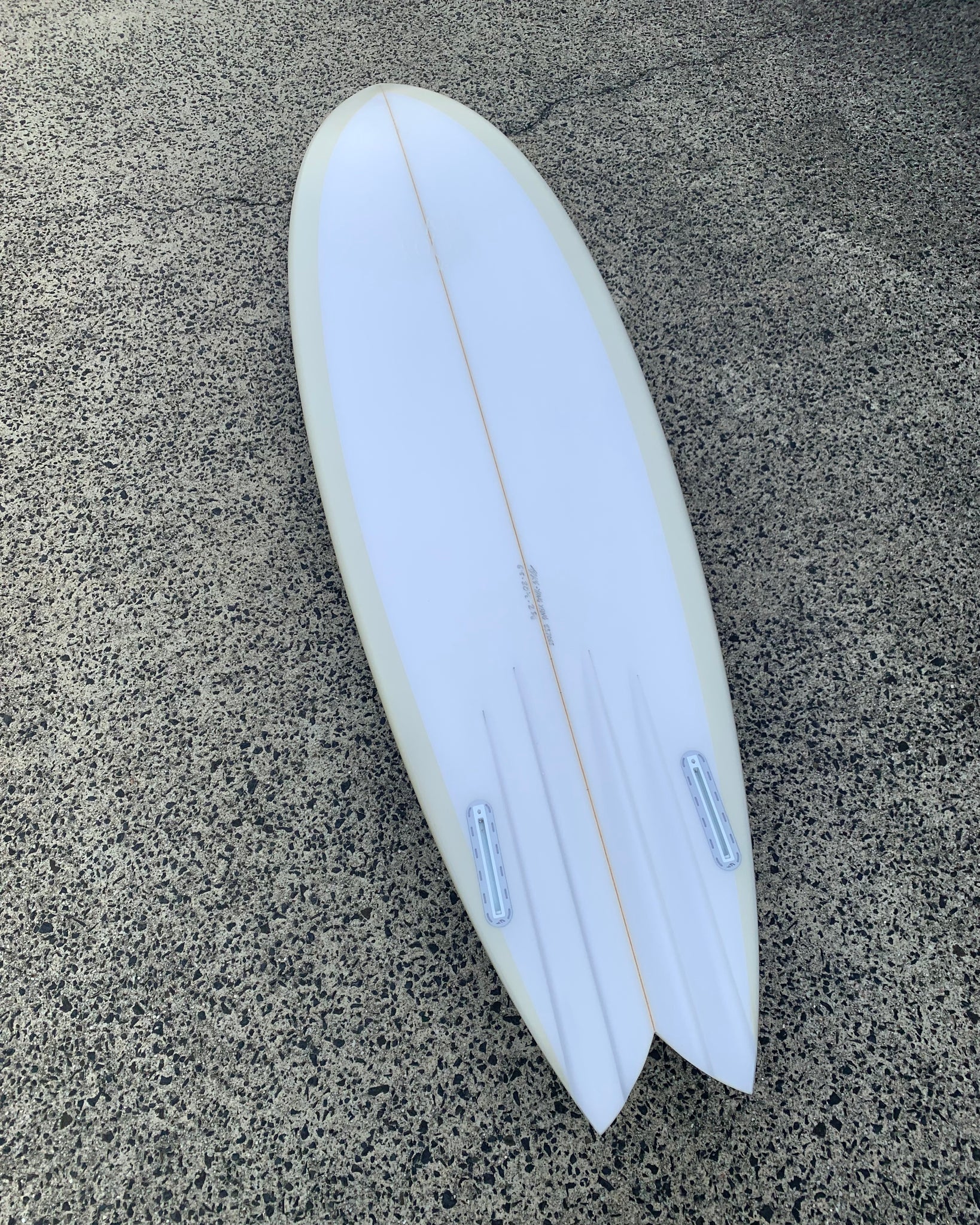 Ying Yang - 6'5 Beige – Dead Kooks Surfboards