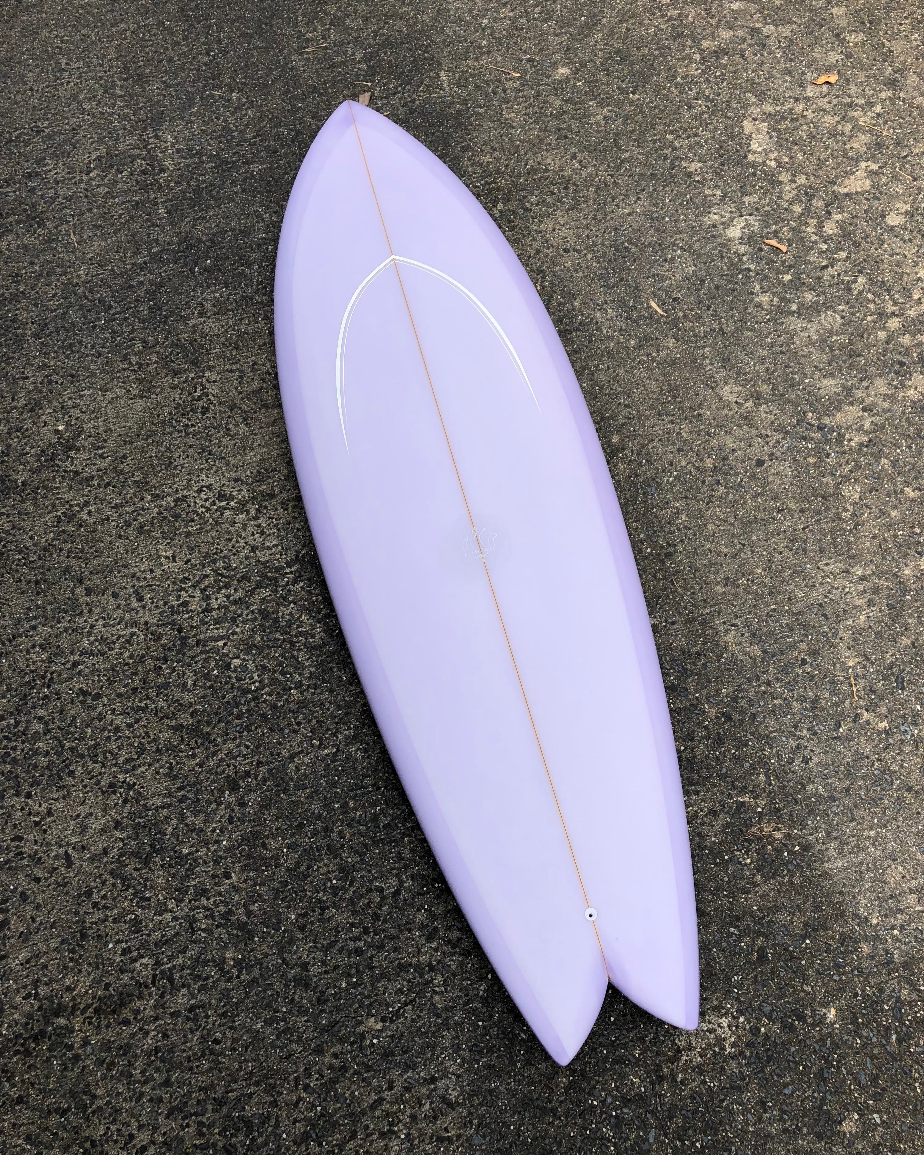 Wildflower - 6'3 Soft Lavender – Dead Kooks Surfboards