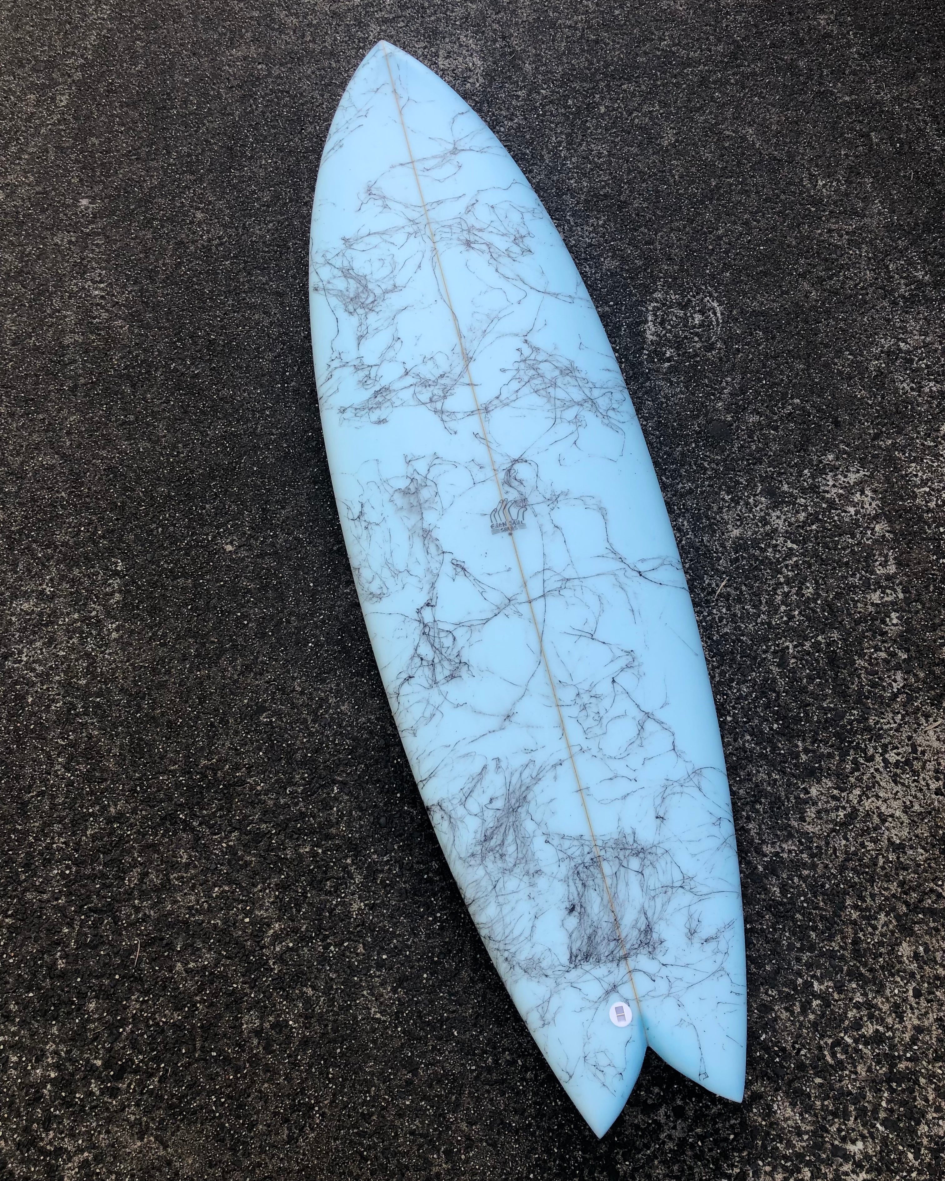 Ying Yang - 6'6 Blue Veins – Dead Kooks Surfboards