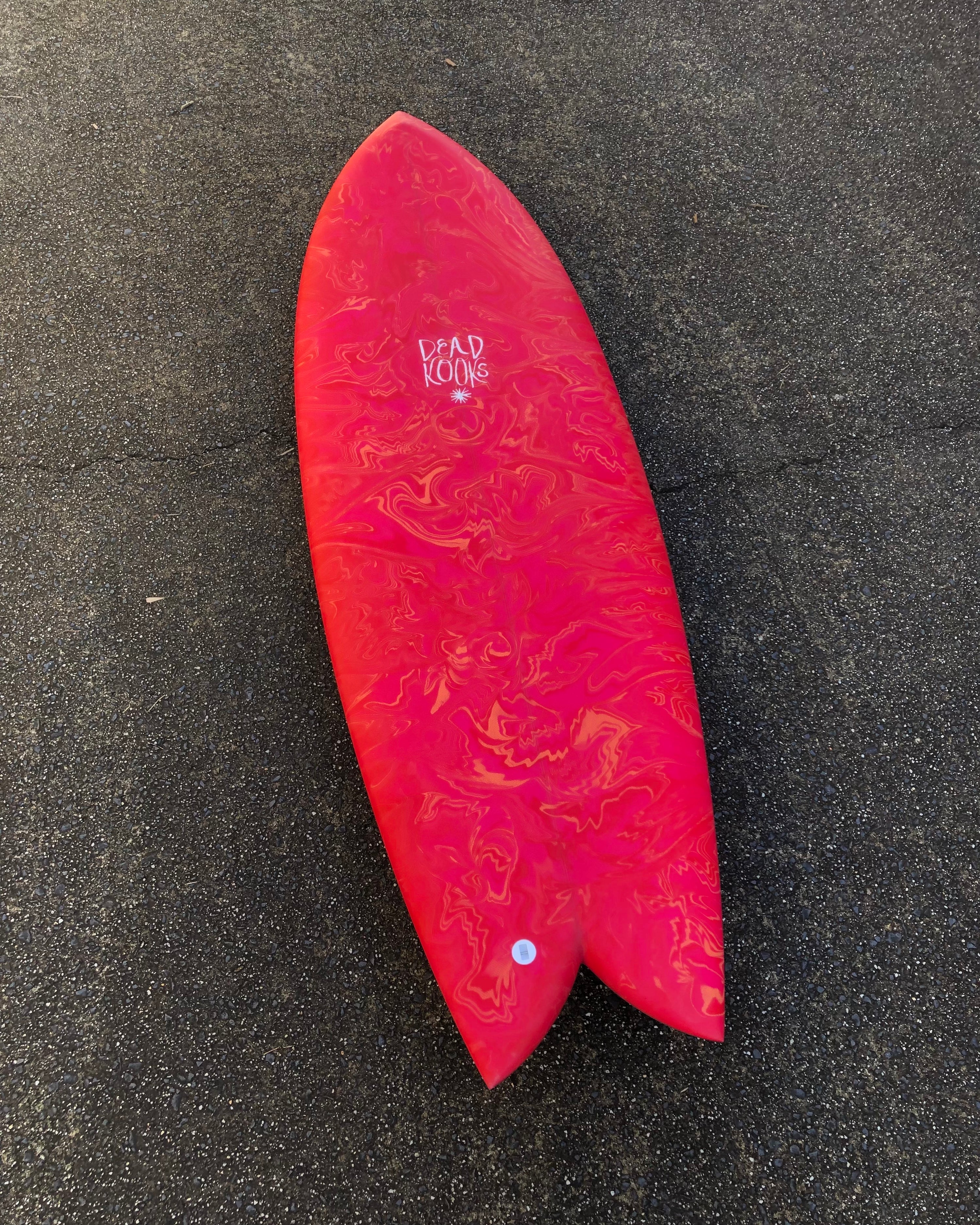 Riches RF - 5'3 Red and Orange Swirl