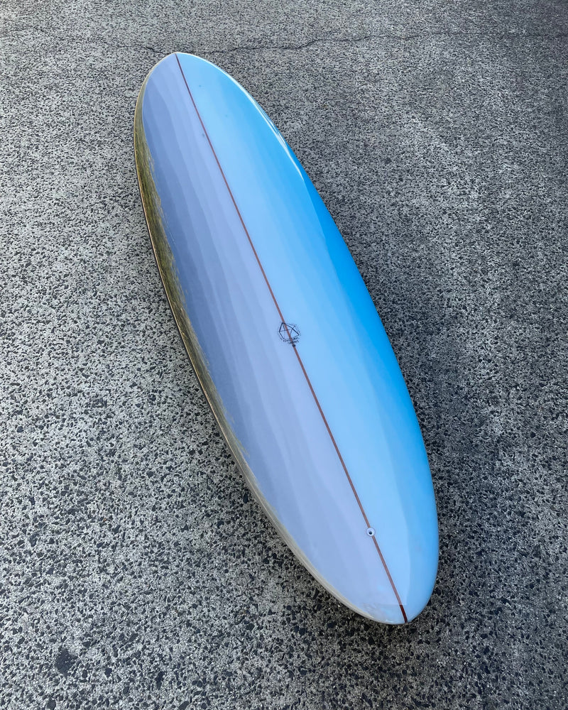 Salty - 6'6 Blue to Grey Fade Polish – Dead Kooks Surfboards