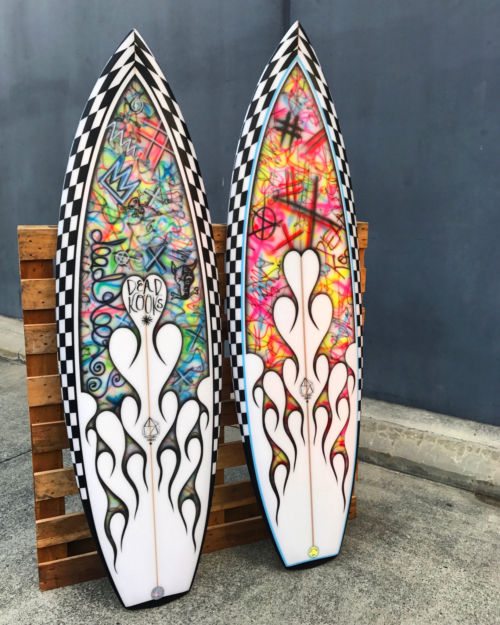 Flatdeck Thruster - Custom – Dead Kooks Surfboards